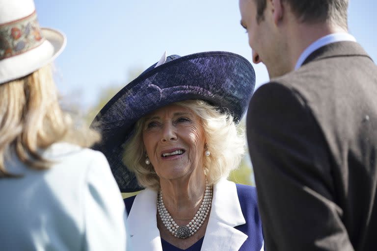 Camilla durante una fiesta en el jardín del Palacio de Buckingham, el 3 de mayo