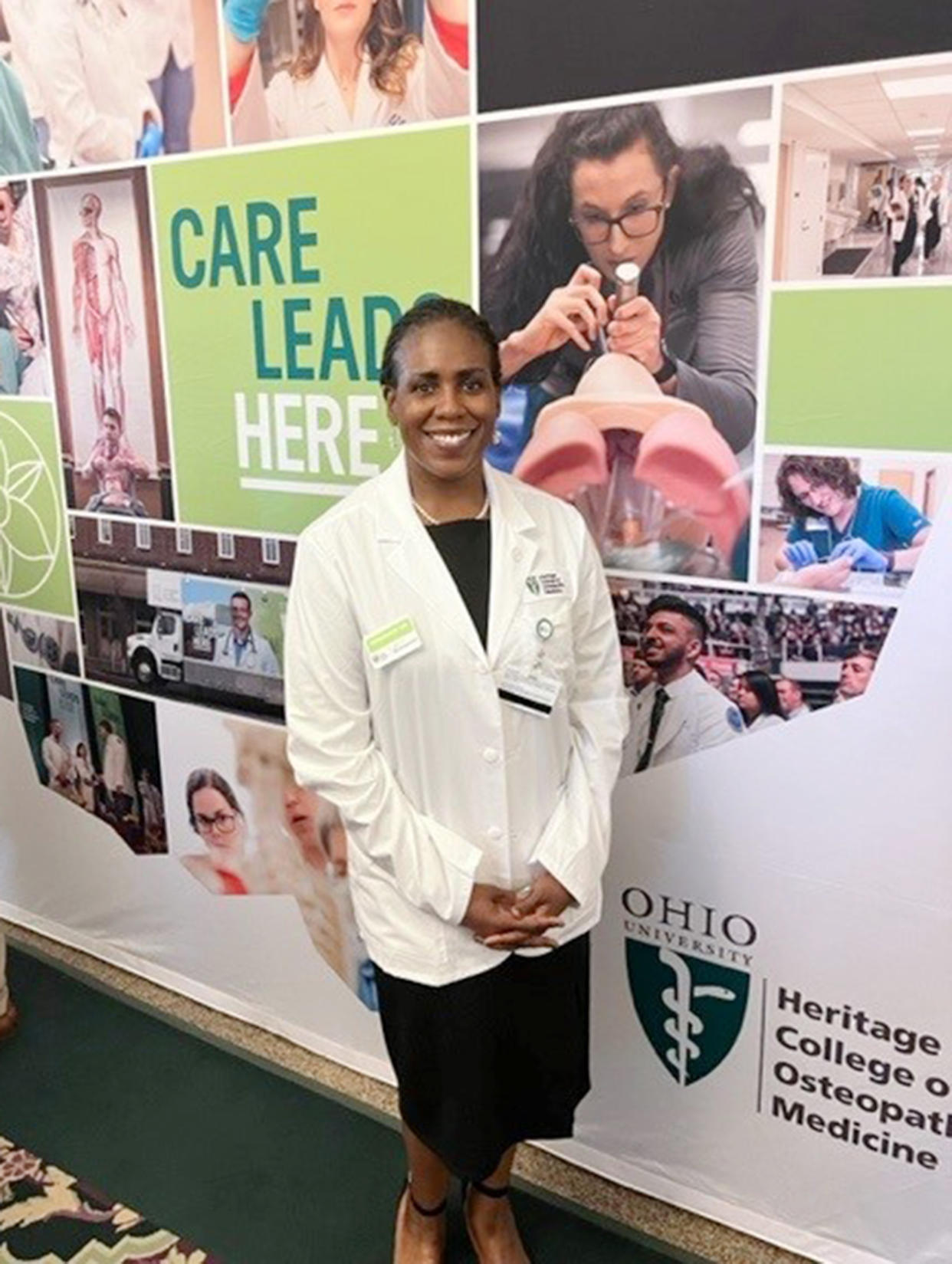 Changing careers at any time can feel daunting, but Shamone Gore Panter says she thinks she has a real opportunity to foster trust between the Black community and the medical profession. (Courtesy Shamone Gore Panter)