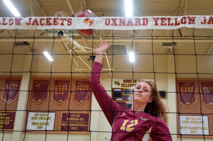 Junior outside hitter Anika Huelskamp could finish her high school career as the greatest player in the history of the illustrious Oxnard High girls volleyball program.