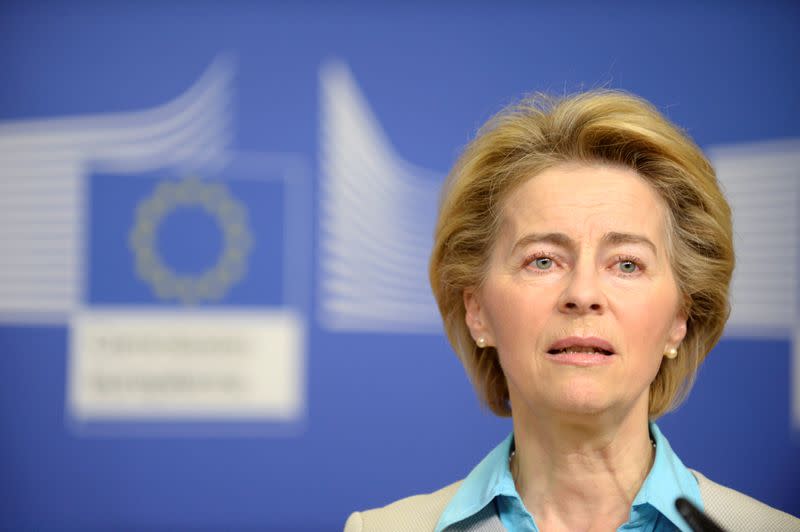 European Commission President Ursula von der Leyen meets with Austrian Chancellor Sebastian Kurz