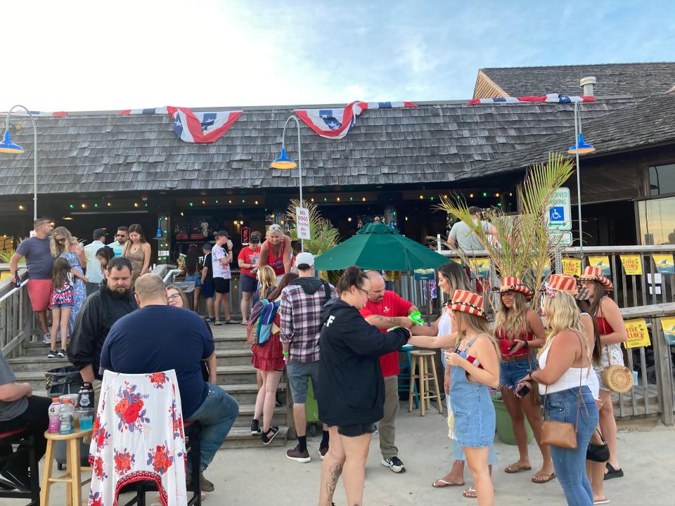 Dewey Beach celebrates Independence Day and prepares for fireworks on Monday, July 4, 2022.