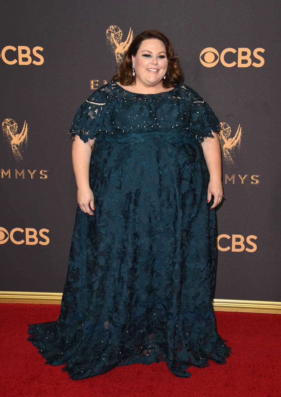 <p>Chrissy Metz attends the 69th Annual Primetime Emmy Awards on September 17, 2017.<br> (Photo: Getty Images) </p>