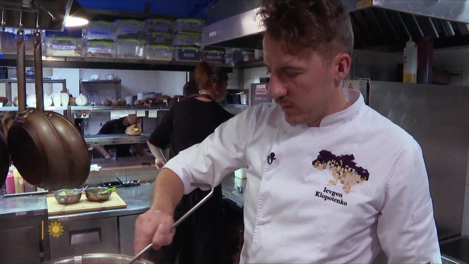 Chef Ievgen Klopotenko. / Credit: CBS News