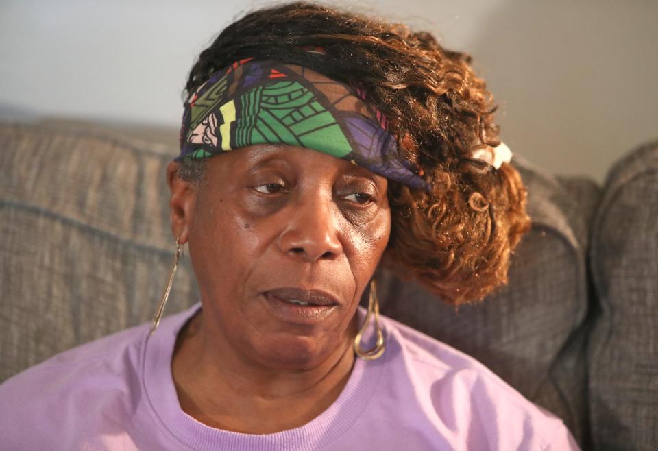 Judy Adams at her Central Nyack home June 9, 2023. Her son, Sean Harris, died after Clarkstown police went to the house based on a call from a social worker.