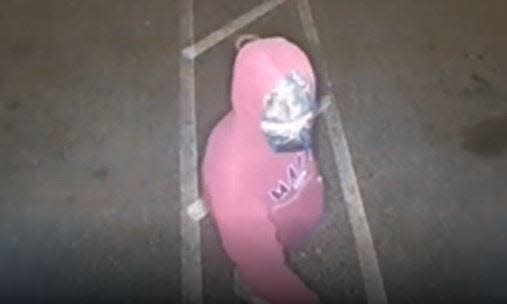 Grim North Tattoo and Piercing of High Street  in Portsmouth provided this surveillance video of a suspect spray painting.