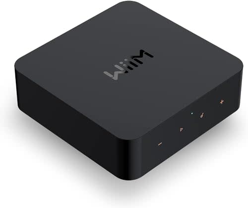 Wiim Pro Airplay 2 Receiver, Chromecast Audio, Wifi Multiroom Streamer, Compatible With Alexa, Siri and Google Assistant, Stream Hi-Res Audio From Spotify, Amazon Music, Tidal and More