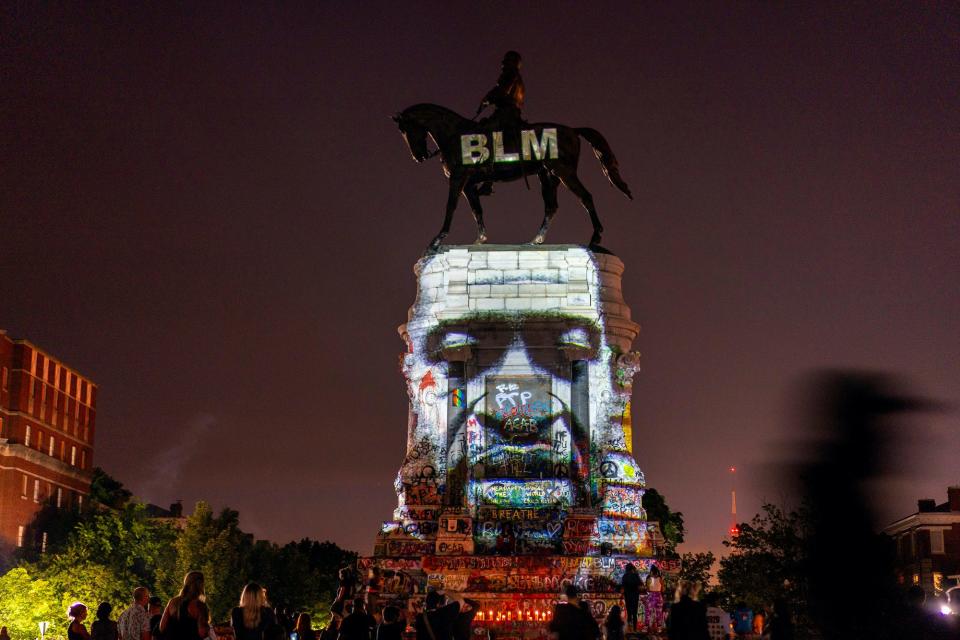 BLM George Floyd statue .JPG