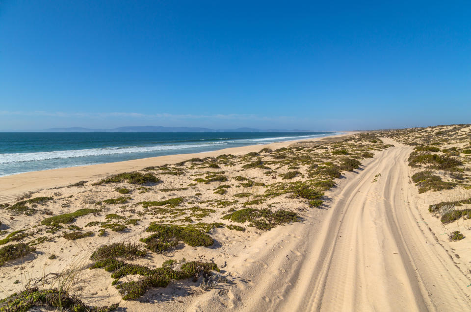 Scenic and beautiful seascape near Comporta in Portugal