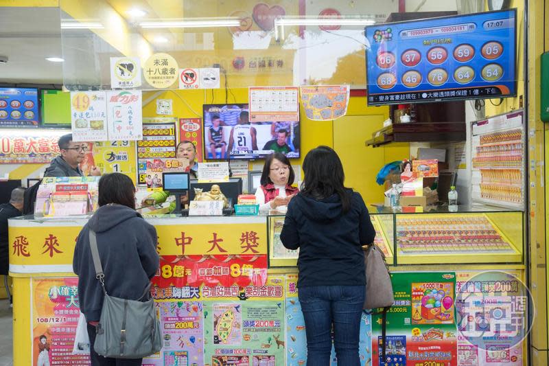 台彩宣布，包含威力彩、大樂透、賓果賓果、今彩539、39樂合彩總計加碼8.4億元。（本刊資料照）