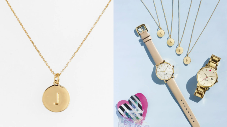 Best last-minute Valentine's Day gifts: Kate Spade Initial Pendant Necklace