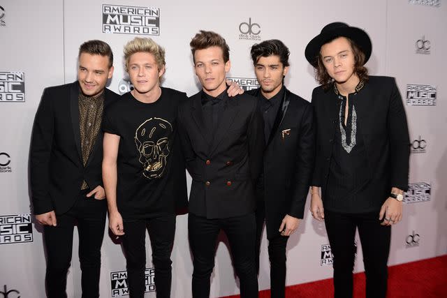 <p>Kevin Mazur/AMA2014/WireImage</p> Liam Payne, Niall Horan, Louis Tomlinson, Zayn Malik and Harry Styles in Los Angeles in November 2014