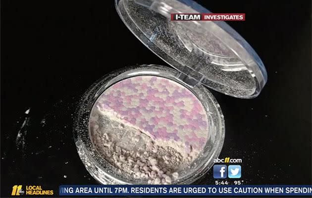 This is the shimmer powder. Photo: ABC 11