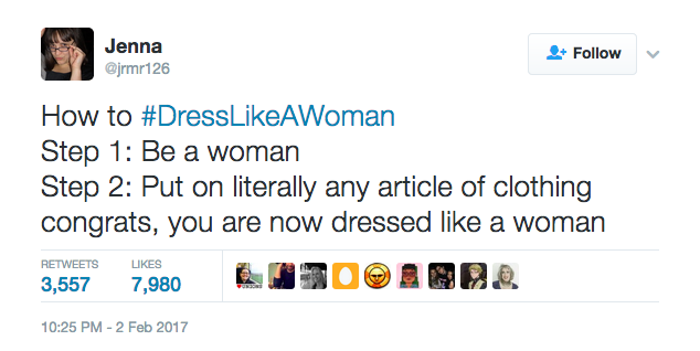 Avec #DressLikeAWoman, Twitter montre à Donald Trump comment s’habillent les femmes