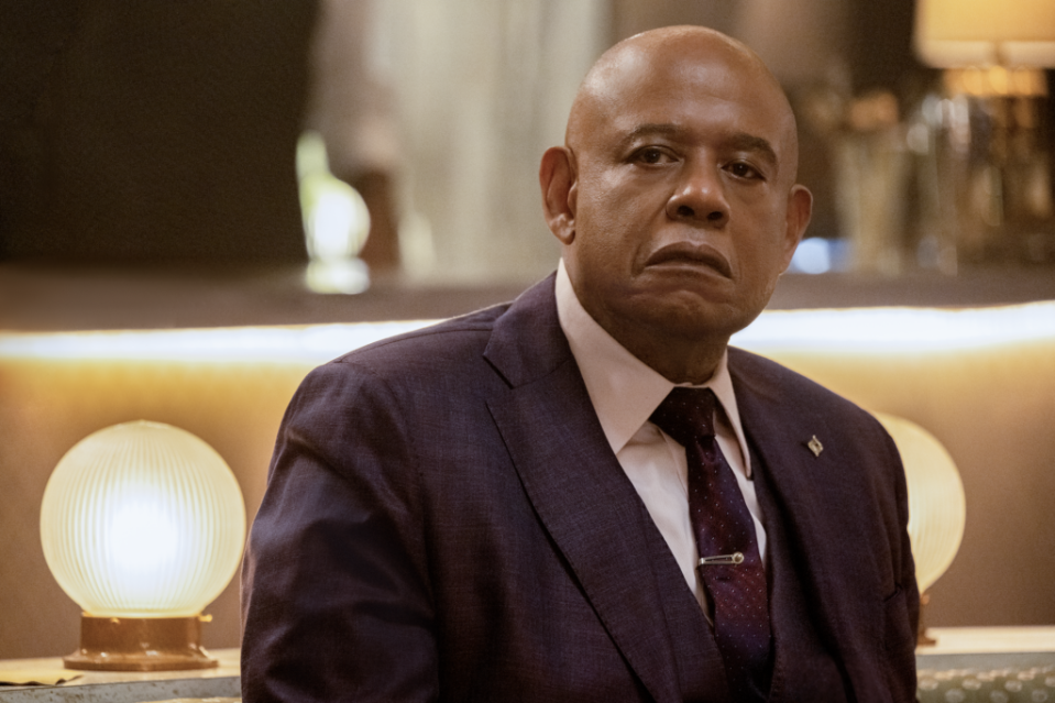 Forest Whitaker as Bumpy Johnson in “Godfather of Harlem” (Photo credit: Epix)