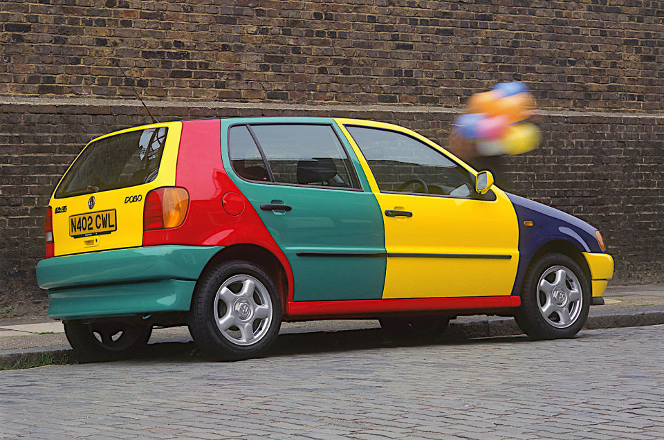 <p>There was nothing remotely oddball about the mid 1990s Polo Harlequin until it came off the production line. At that point, <strong>Volkswagen</strong> took selected examples painted in red, yellow, green and blue and swapped their panels around, thereby creating an oddball car with relatively little effort.</p><p>If you're interested, the original colour of a Polo Harlequin is the one which appears on the <strong>roof</strong>, <strong>C pillars</strong> and <strong>door sills</strong>, as those were the only body parts which could not easily be changed.</p>