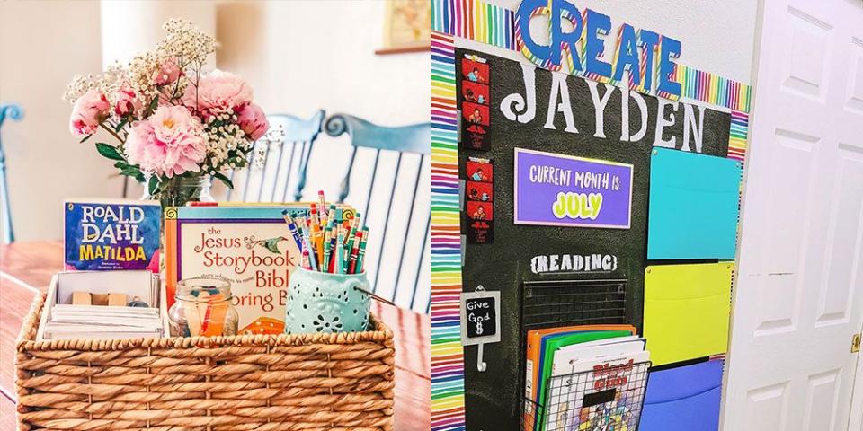 10 Homeschool Organization Ideas That'll Turn Your Small Space Into a Classroom