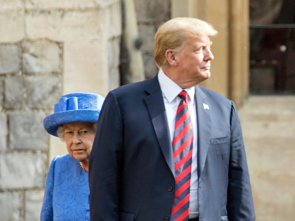 Trump Queen Elizabeth