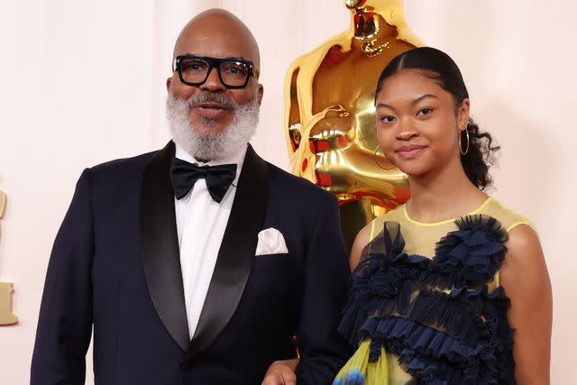 <p>Chelsea Lauren/BEI/Shutterstock</p> David Alan Grier and daughter.