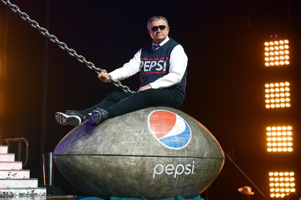 Mike Ditka in a Pepsi NFL ad. (Mark Davis/Getty Images for Pepsi)