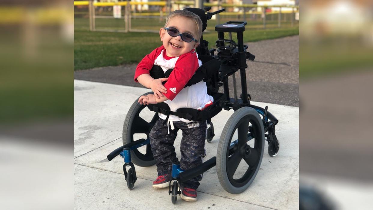 <div>Miracle Michael a 4-year-old Edina boy who has beaten the odds.</div> <strong>(Supplied)</strong>