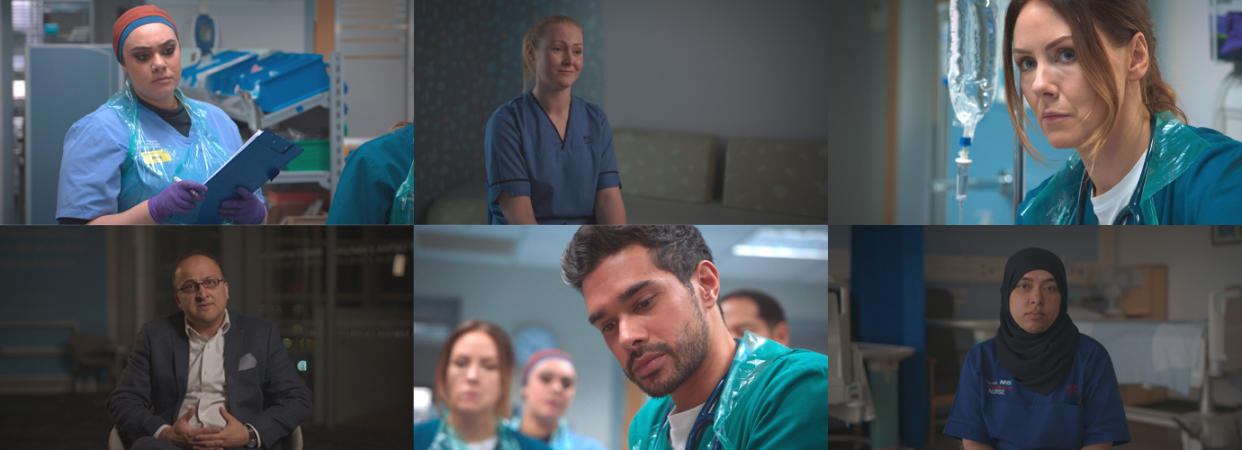 Casualty's special NHS anniversary episode will feature commentary from real medical experts. (BBC)