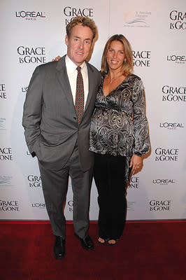 John C. McGinley and guest at the Los Angeles premiere of The Weinstein Company's Grace is Gone