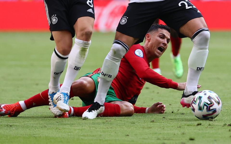 Ronaldo has foot stood on - REUTERS