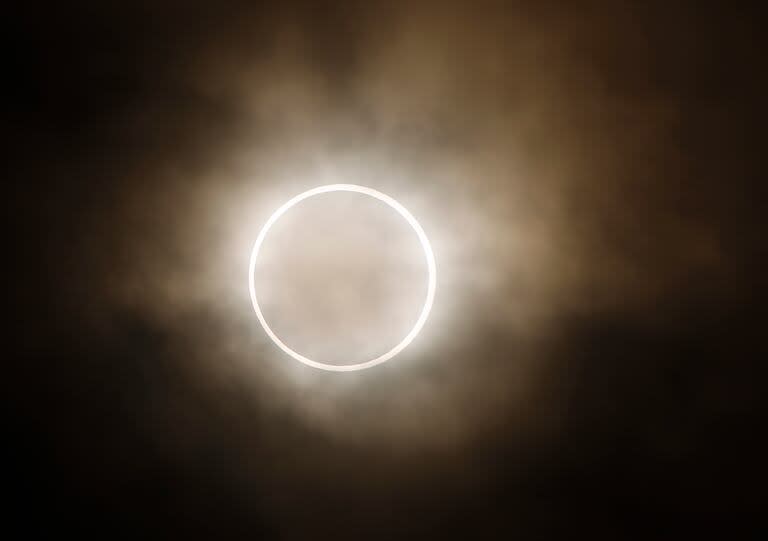 El eclipse anular solar tendrá su momento más esperado con la observación del anillo de fuego