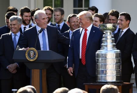 NHL: Stanley Cup Champions-St. Louis Blue White House Visit