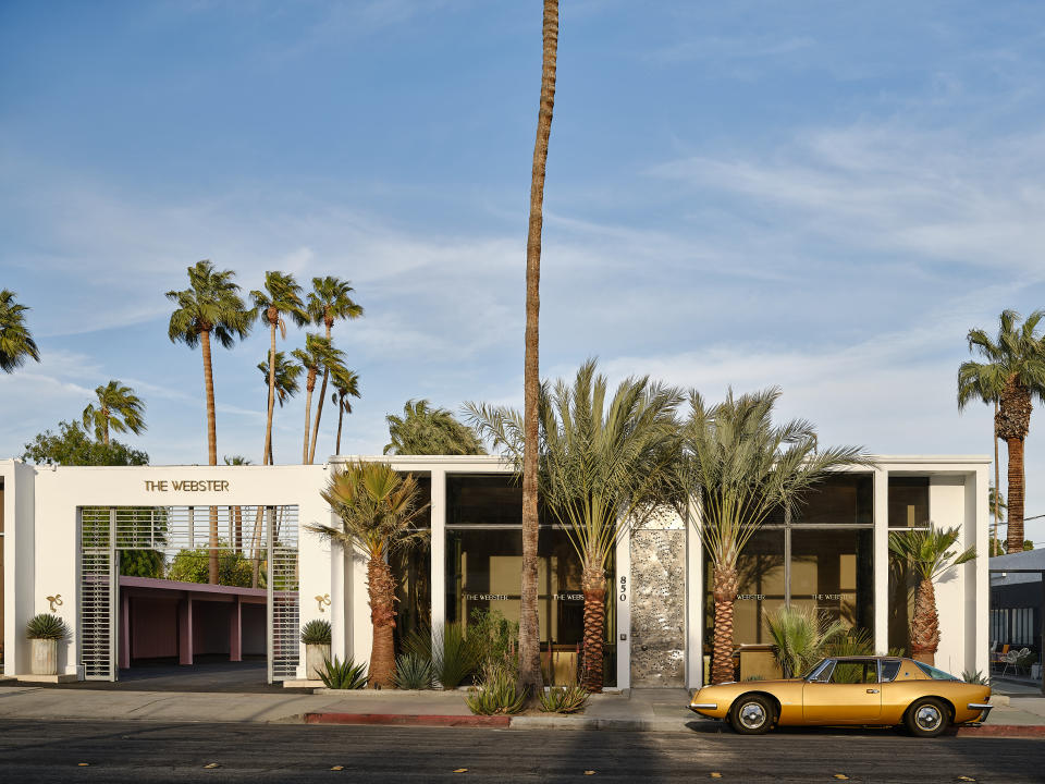 The Webster in Palm Springs is located at 850 North Palm Canyon Drive.