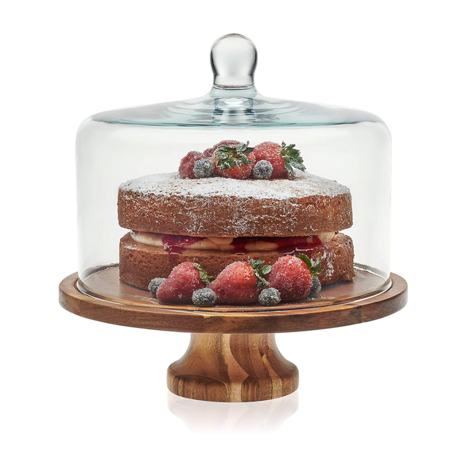 Cake Stand with Glass Dome