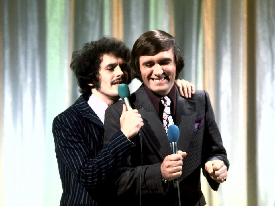 <p>The double act on ‘Opportunity Knocks’ in Seventies</p>Fremantle Media/Rex