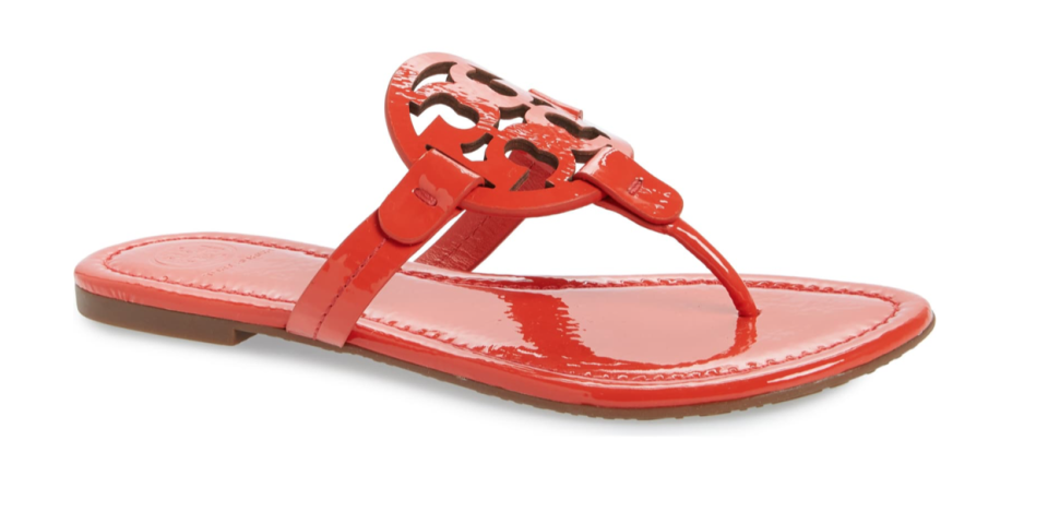 Tory Burch Miller Flip Flop in Bright Samba