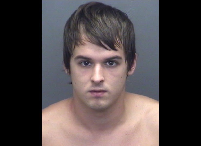 Ty Alsop was allegedly found passed out in a car with pants soaked in urine. He was taken to an Evansville, Ind. hospital to detoxify. Instead of staying put, he sneaked out past the staff. Witnesses saw him in the parking lot wearing a hospital gown that exposed his backside. Alsop asked police for a second chance, claiming "I'm not really a bad guy. I've just been a drunken a-----e tonight," according to the police report. 