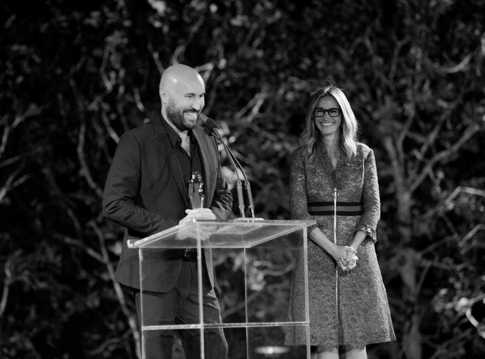 Serge Normant and Julia Roberts