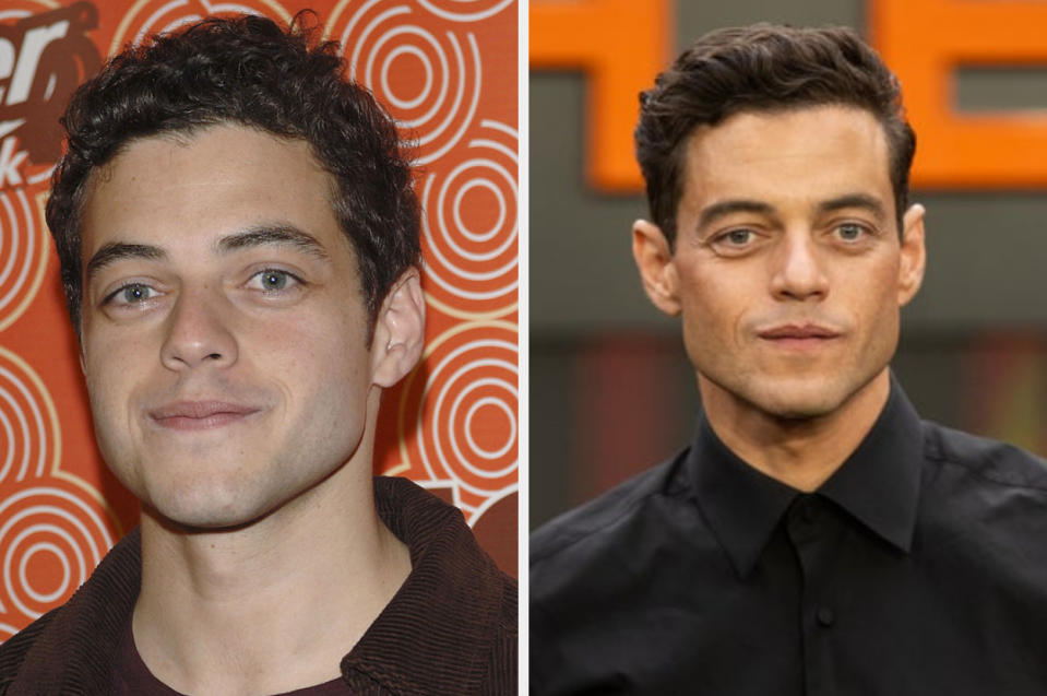 Closeups of Rami Malek