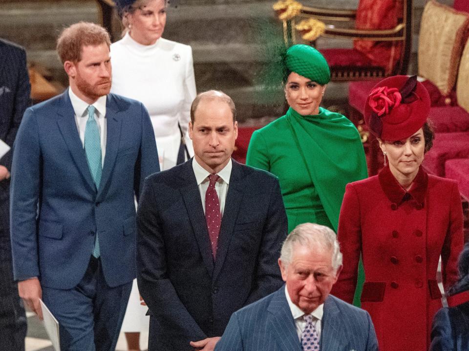 royal family on commonwealth day