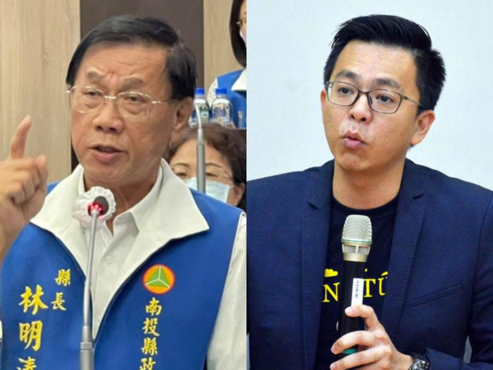 國民黨南投立委補選候選人林明溱（左），民進黨副祕黃建嘉（右）。（合成圖／本報資料照）