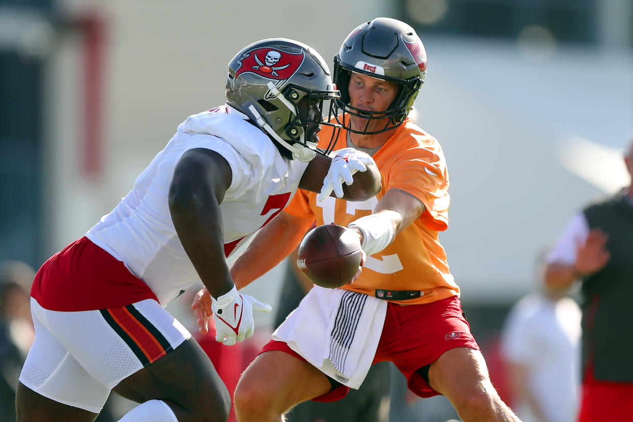 Tampa Bay Buccaneers running back Leonard Fournette