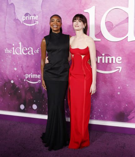Anne Hathaway, Nicholas Galitzine attend 'The Idea of You' premiere in NYC
