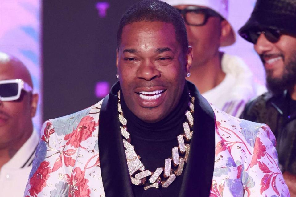 <p>MICHAEL TRAN/AFP via Getty Images</p> Busta Rhymes