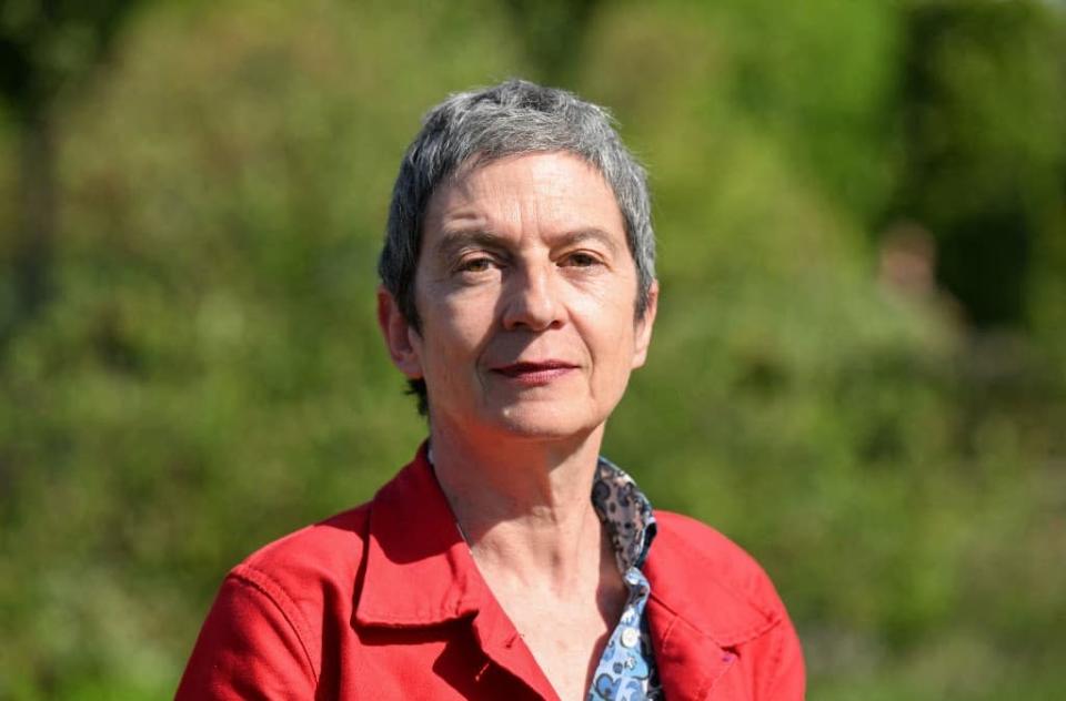 Caroline Mecary, candidate de la Nupes, dans la 7e circonscription de Paris, le 17 mai 2022.
 - Emmanuel DUNAND / AFP