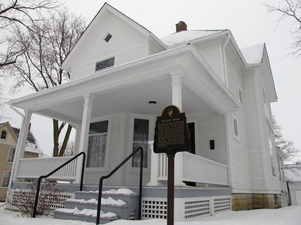 The Ronald Reagan Boyhood Home in Dixon, Illinois.