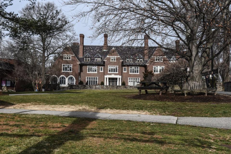 An exterior view of Sarah Lawrence College on 12 February 2020 in Bronxville, New York (Stephanie Keith/Getty Images)