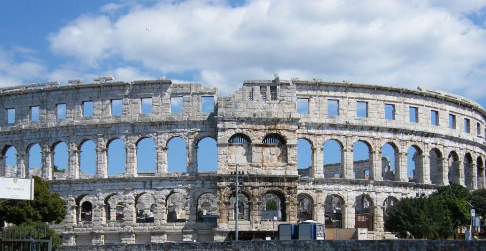 Pula amphitheater in Croatia 