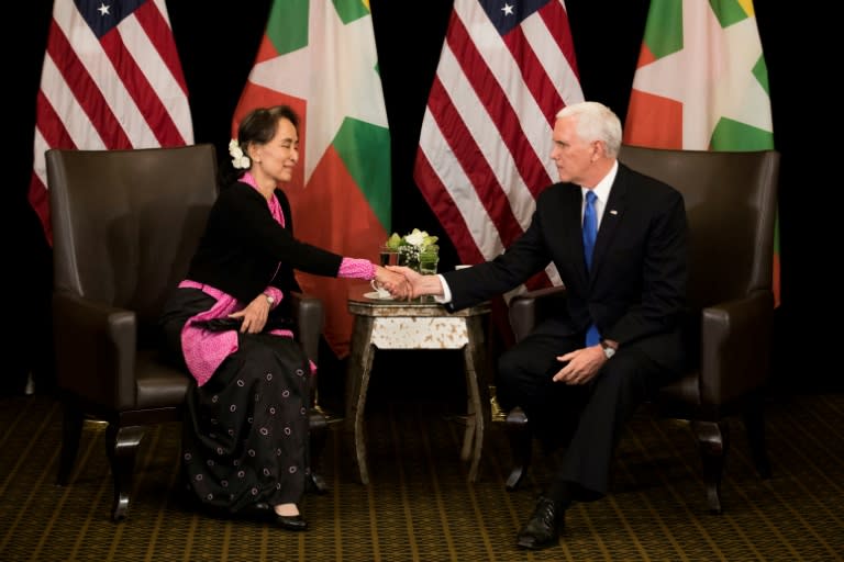 The jailing of the reporters sparked widespread condemnation, including from US Vice President Mike Pence, who asked civilian leader Aung San Suu Kyi to intervene