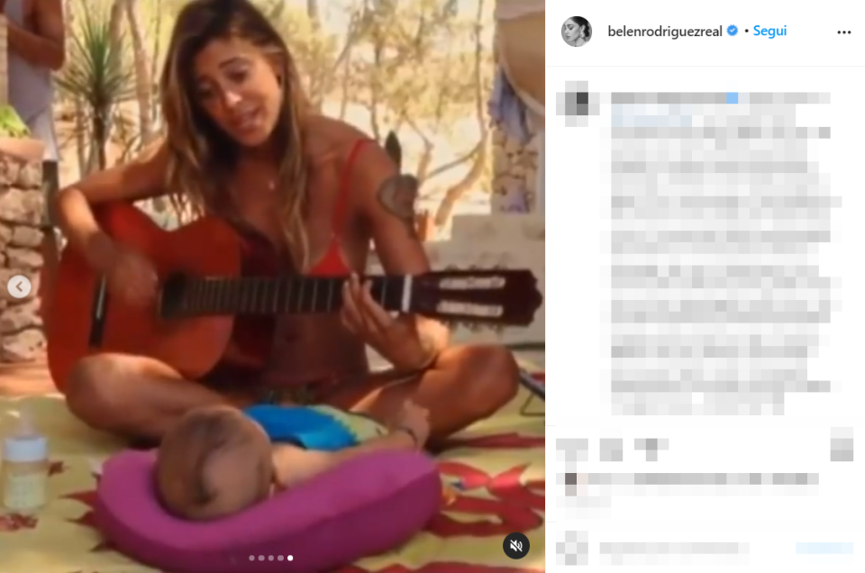 <p>La modella e conduttrice ha fatto un tuffo nel passato riguardando le foto della sua infanzia, ma ha parlato anche del suo futuro a fianco del nuovo compagno, l’hairstylist Antonino Spinalbese dal quale aspetta una bambina. Belen è incinta della secondogenita Luna Marie che dovrebbe nascere a luglio.</p> 