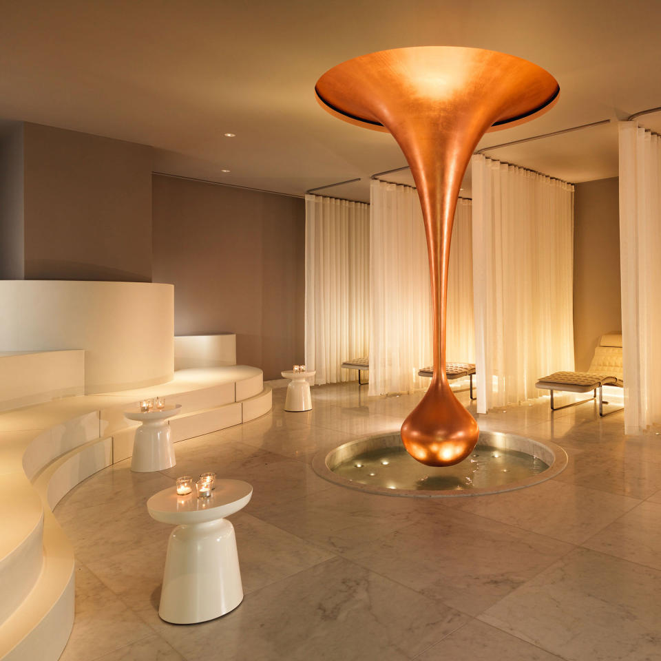 <p>The Mondrian Hotel's Agua Bathhouse & Spa offers an array of pampering opportunities for your loved ones. We're particularly tempted by the Aqua Adventure Couples Suite that allows you and your significant other to relax and unwind together. </p><p><span><em>Aqua Adventure Couples Suite, from £150, <a rel="nofollow noopener" href="https://www.morganshotelgroup.com/mondrian/mondrian-london/spa-fitness/agua-spa" target="_blank" data-ylk="slk:Mondrian Hotel;elm:context_link;itc:0;sec:content-canvas" class="link ">Mondrian Hotel</a></em></span><br></p>