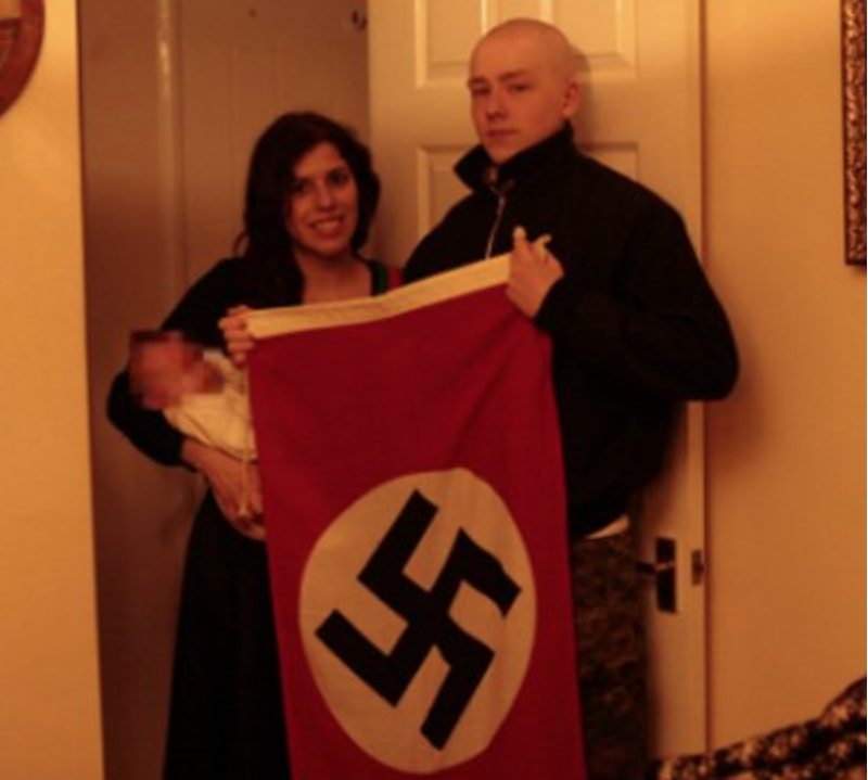 Adam Thomas and Claudia Patatas were convicted for belonging to a neo-Nazi group that’s banned in Britain. (Photo: West Midlands Police)