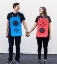 <p>The couple that plays <a href="https://www.clubcrafted.com/nintendo-switch-costume-couples/" rel="nofollow noopener" target="_blank" data-ylk="slk:Nintendo;elm:context_link;itc:0;sec:content-canvas" class="link ">Nintendo</a> stays together. Pair up with your sweetheart for this costume.</p>